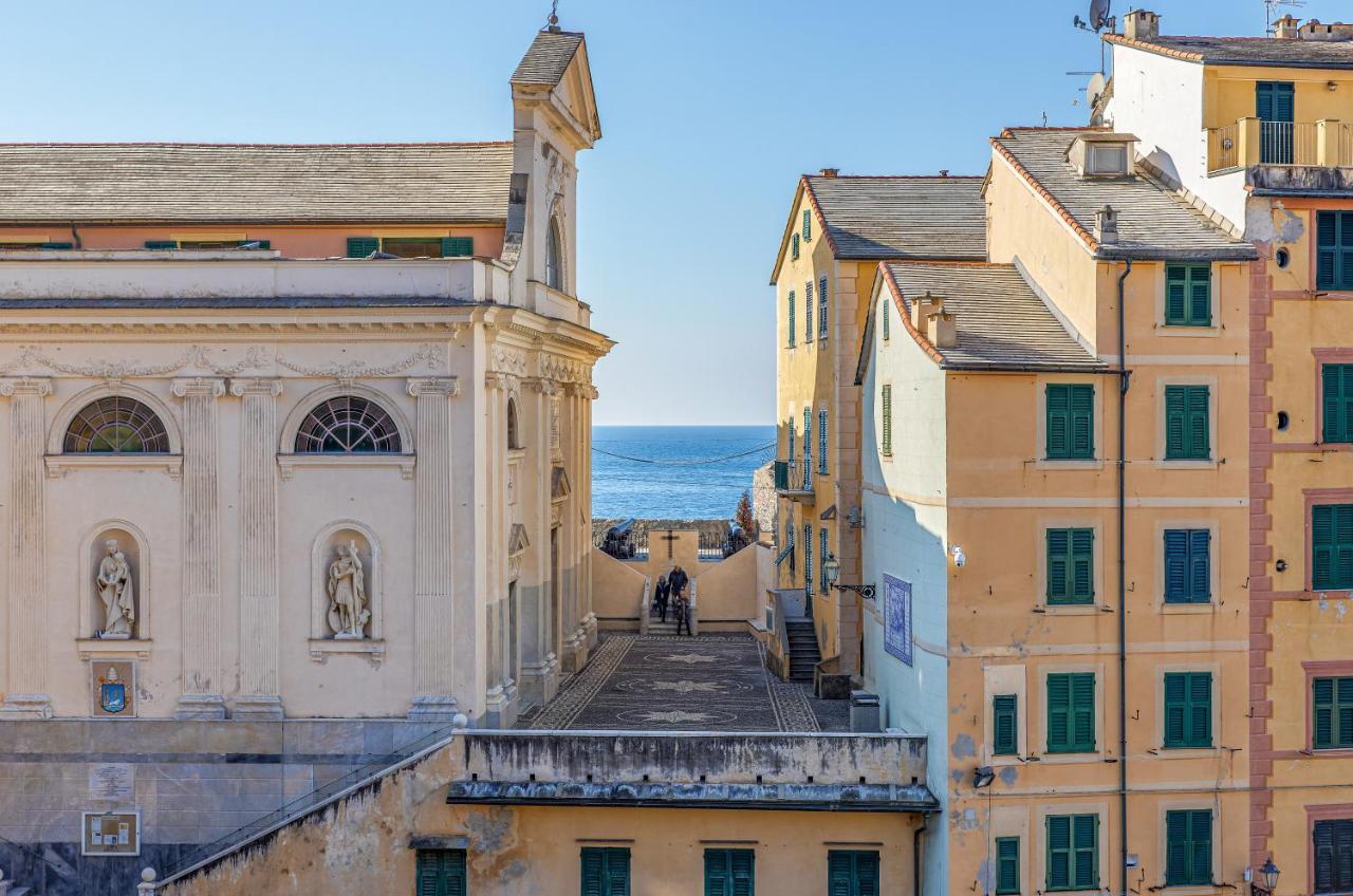 Casa Marina Relax Con Vista Sul Mare Lejlighed Camogli Eksteriør billede
