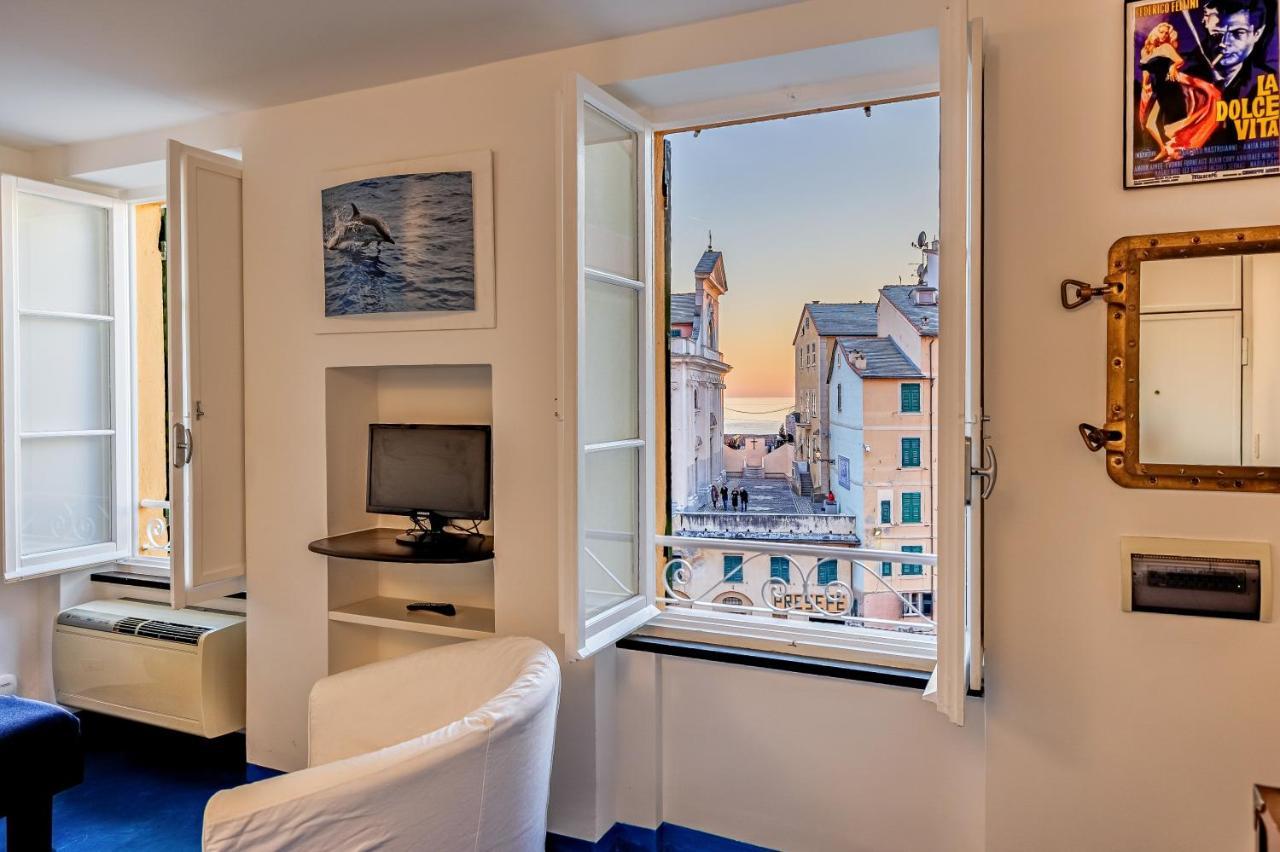 Casa Marina Relax Con Vista Sul Mare Lejlighed Camogli Eksteriør billede