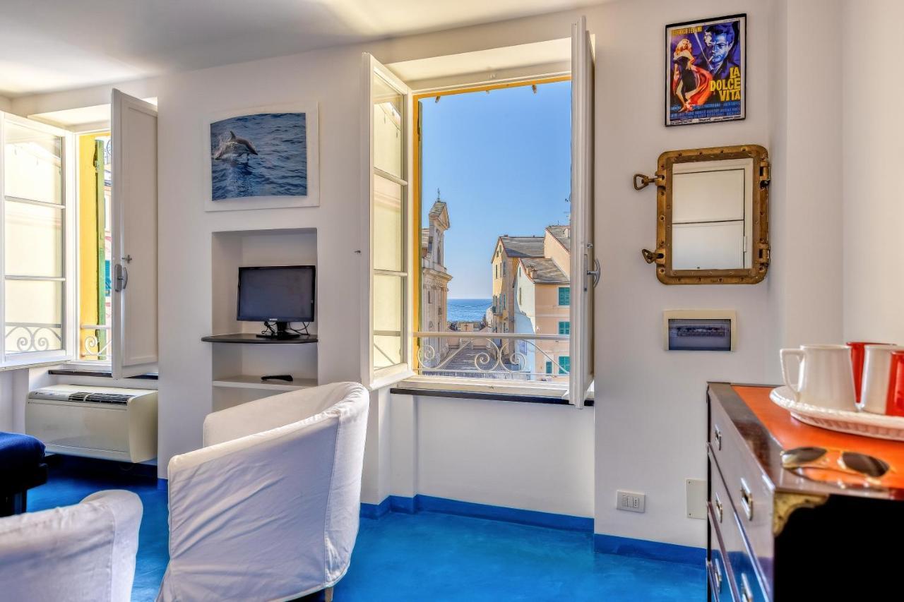 Casa Marina Relax Con Vista Sul Mare Lejlighed Camogli Eksteriør billede